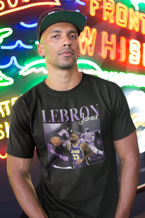 90s Themed King James LA T-Shirt