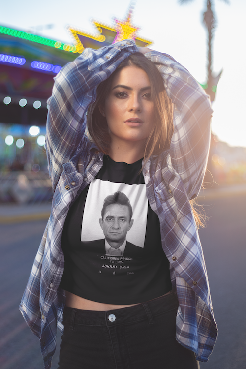 Johnny Cash Mugshot T-Shirt