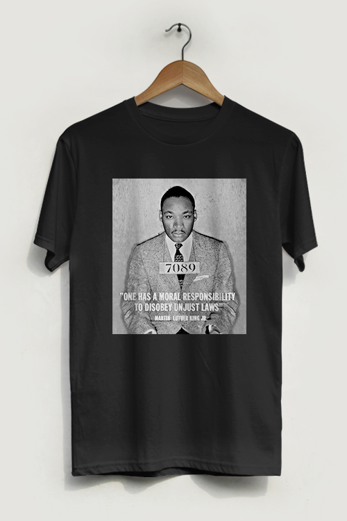 MLK Mugshot Quote T-Shirt