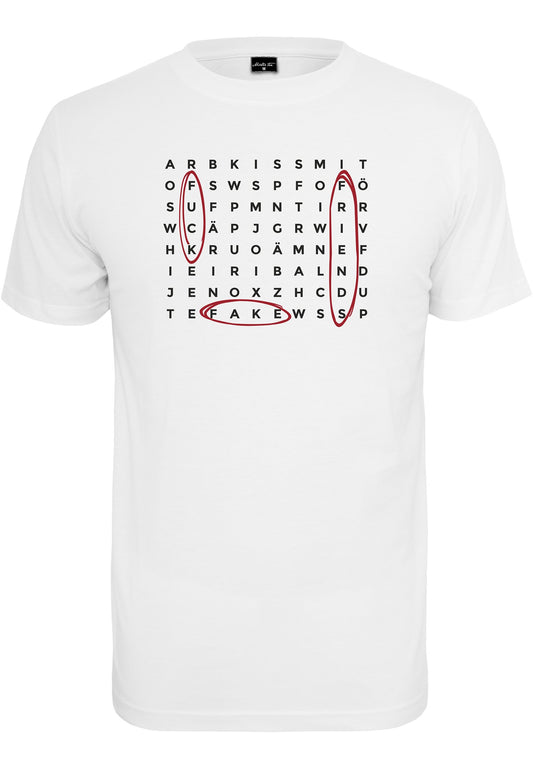 F*ck Fake Friends Crossword Tee