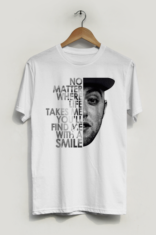 No Matter Where Life Takes Me You'll Find Me with a Smile T-Shirt