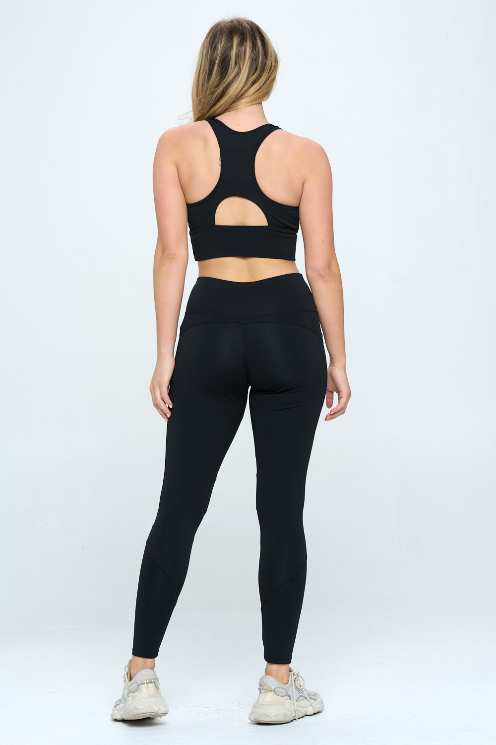 2 Piece Activewear Set with Cut-Out Detail