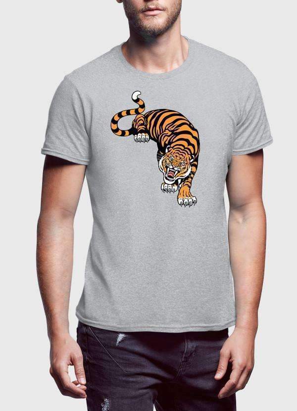 Cornered Tiger Printed T-Shirt