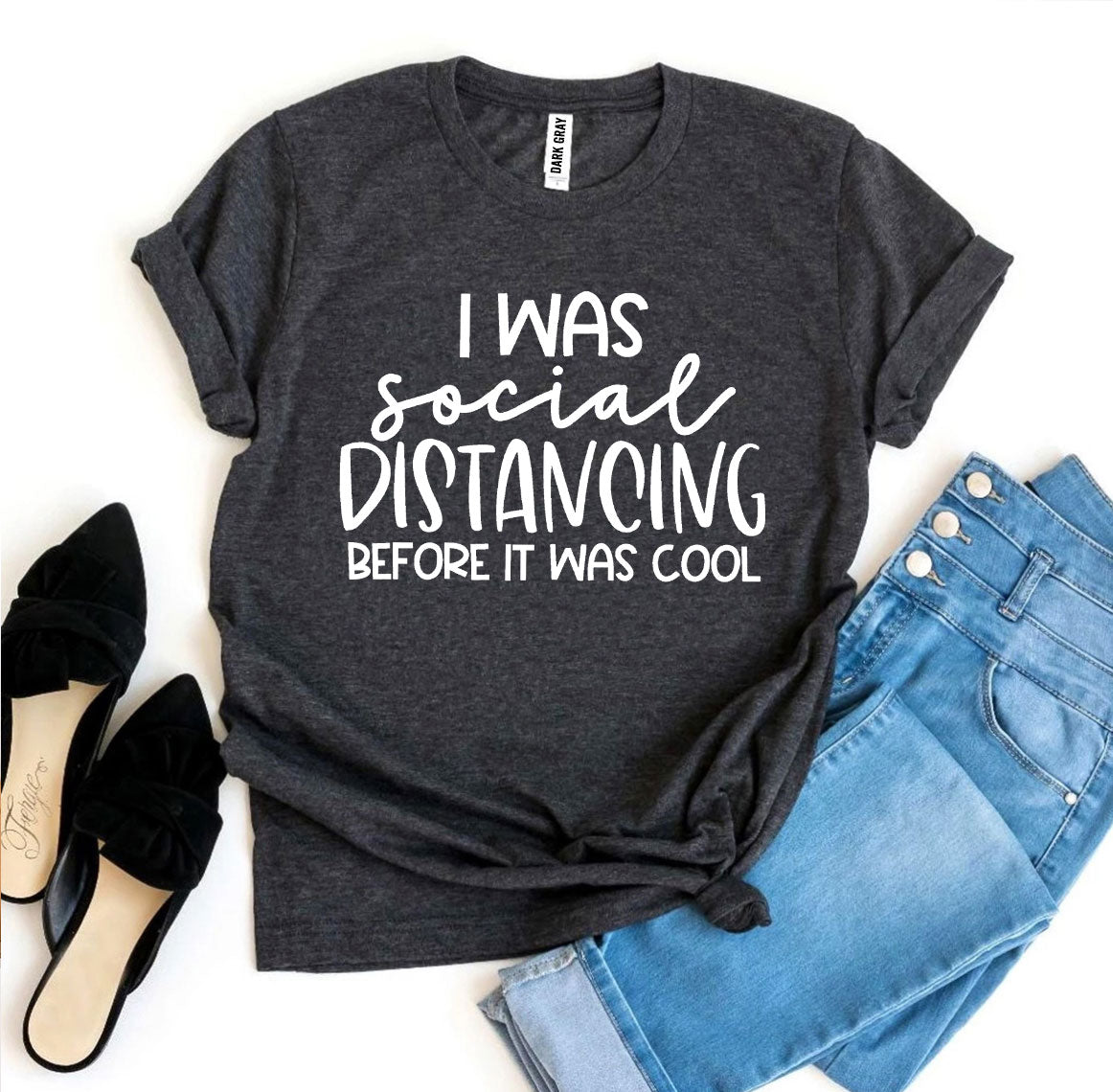 I Was Social Distancing T-shirt