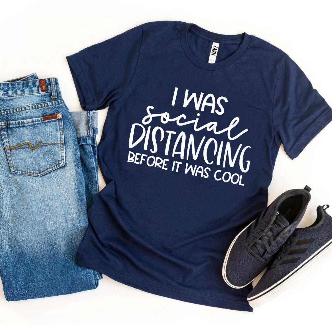 I Was Social Distancing T-shirt