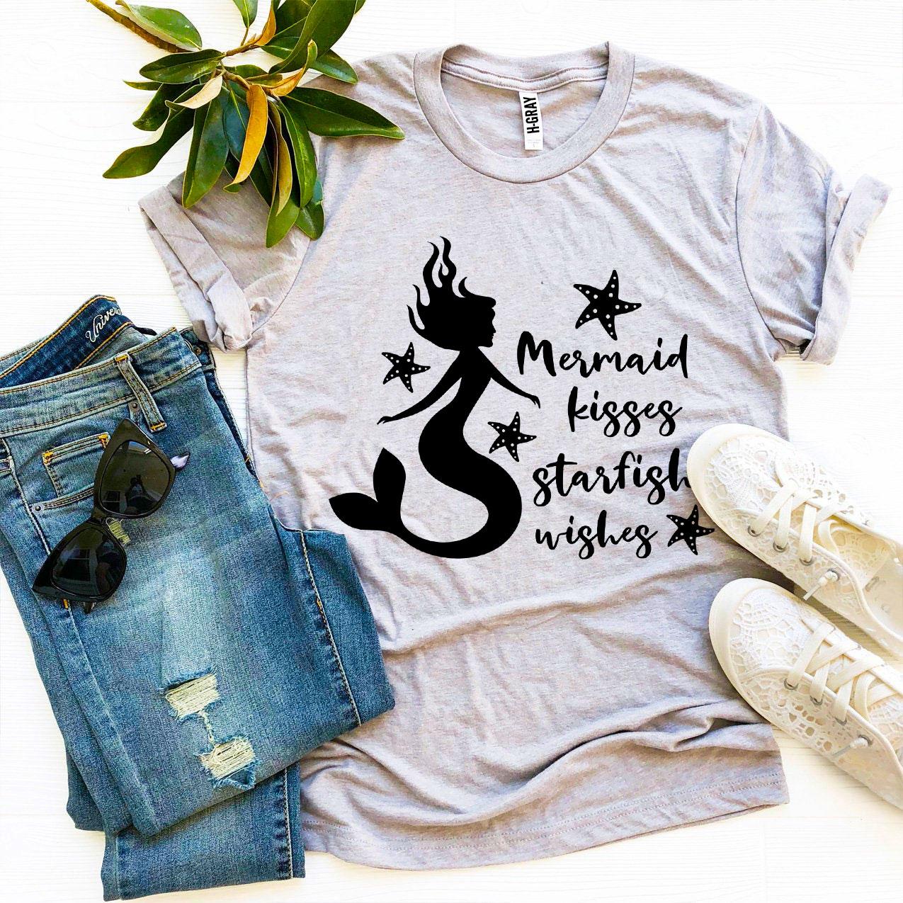 Mermaid Kisses Starfish Wishes T-shirt