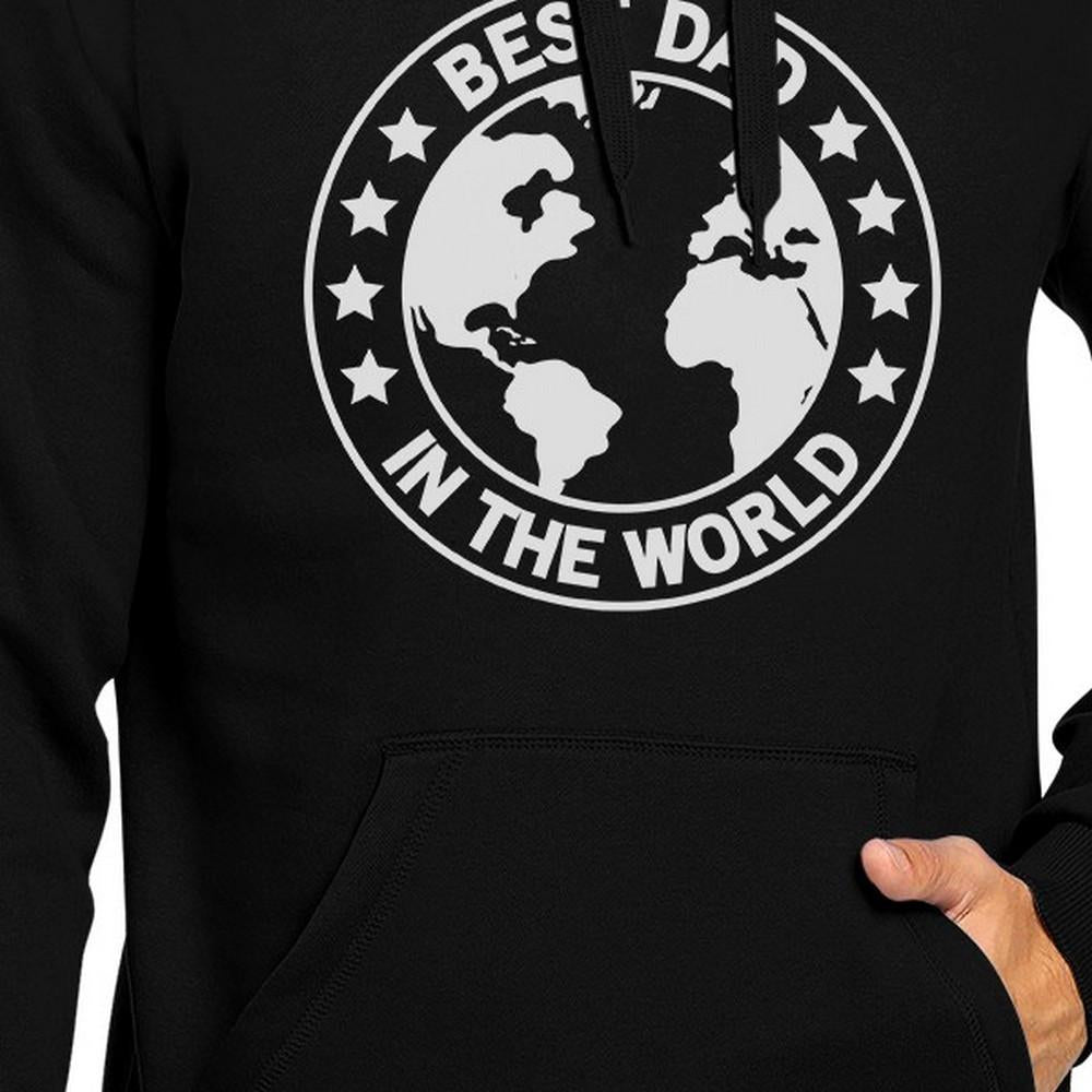 World Best Dad Black Unisex Hoodie Fathers Day