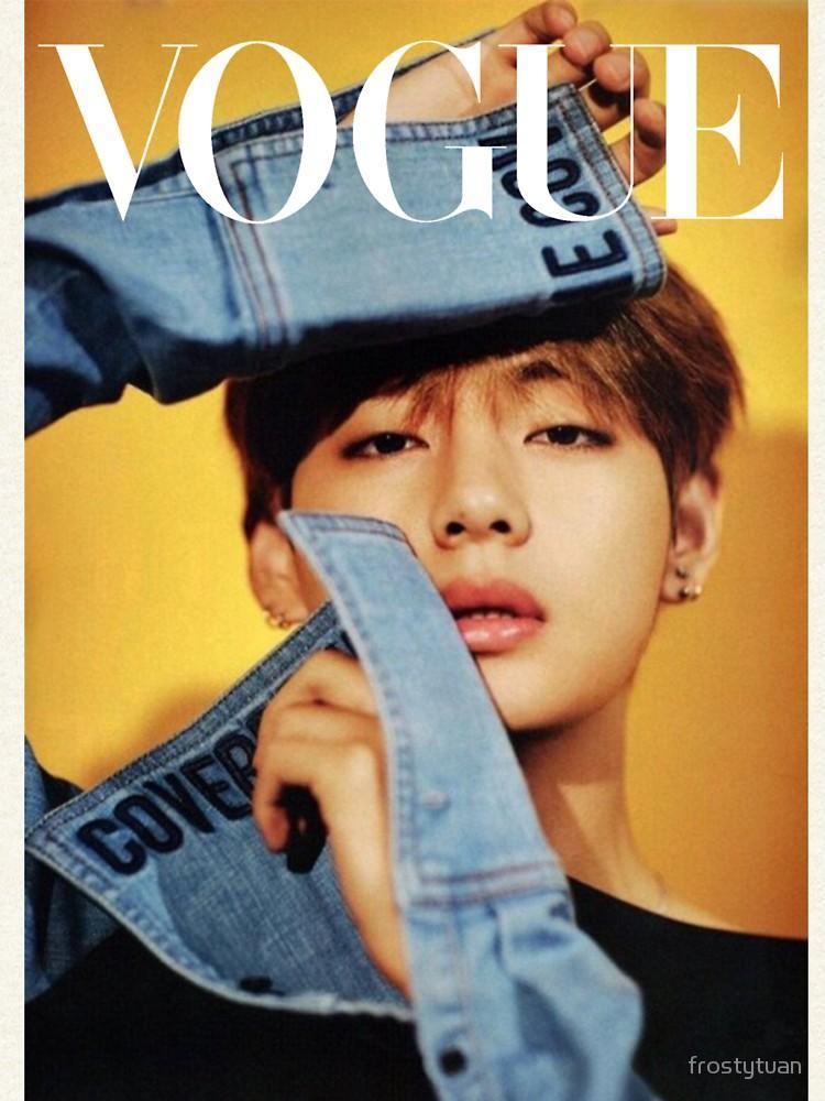 Taehyung Vogue WOMEN HOODIE GRAY