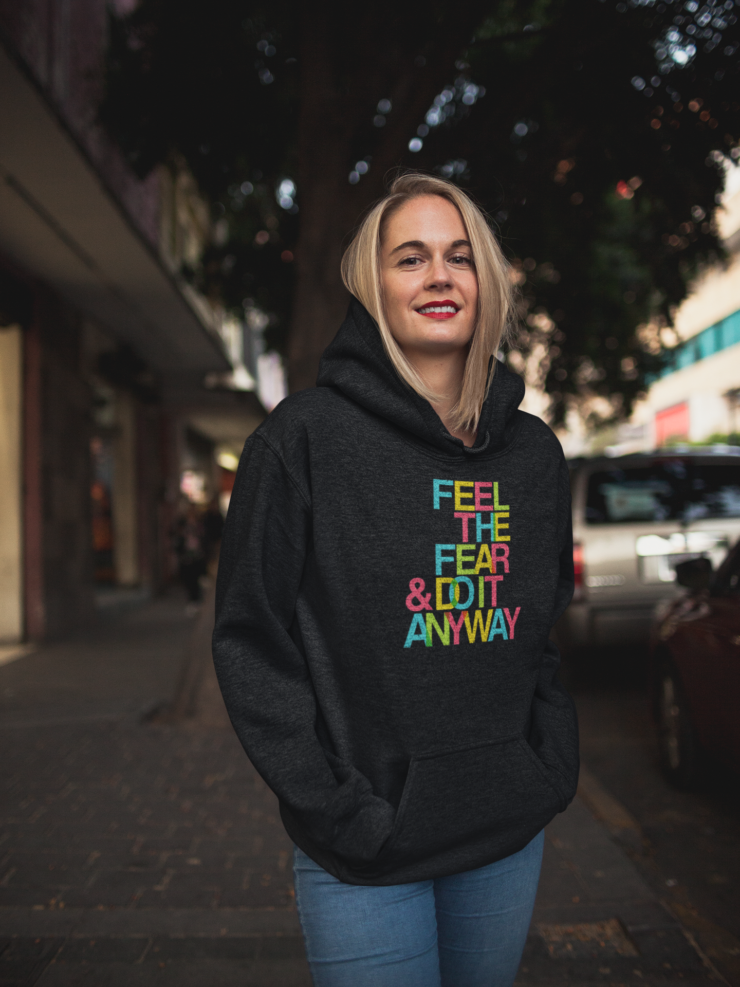 Feel The Fear Women Hoodie