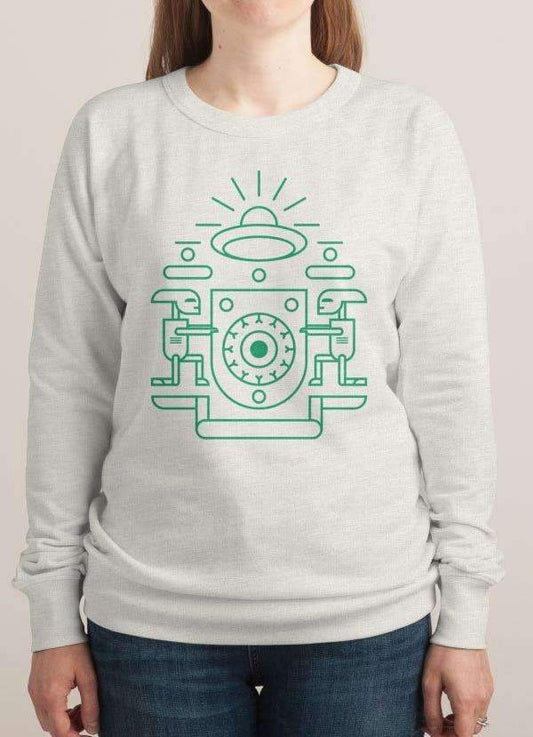 UFO WATCHERS WOMEN PRINTED SWEAT SHIRT